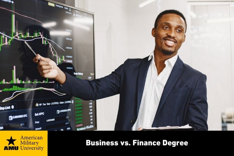 business vs. finance degree