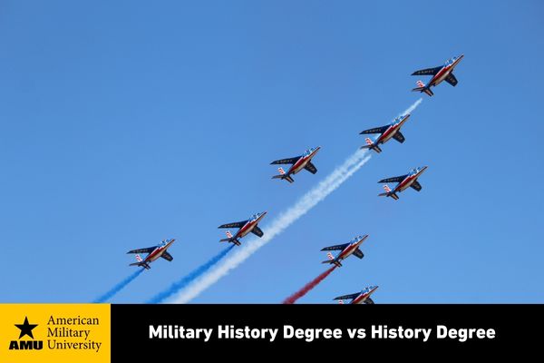 military history degree vs history degree