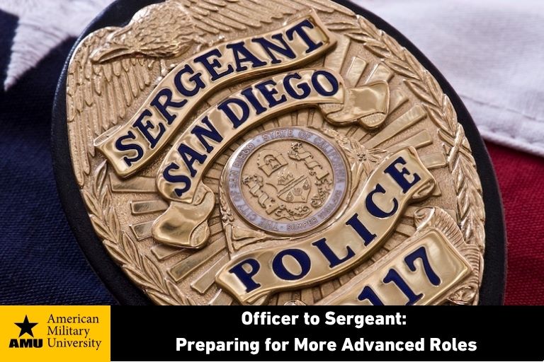 officer-to-sergeant police sergeant badge