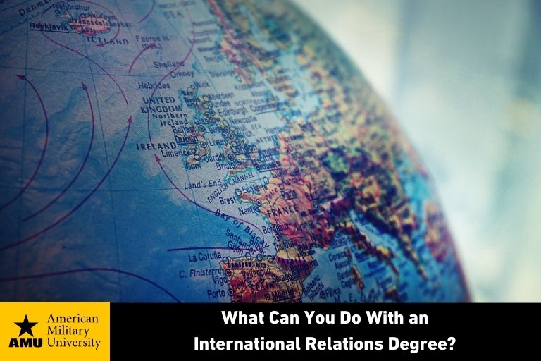 international relations depicted by globe