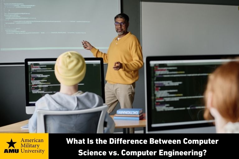 what-is-the-difference-between-computer-science-and-computer-engineering computer science vs. computer engineering being discussed in college class