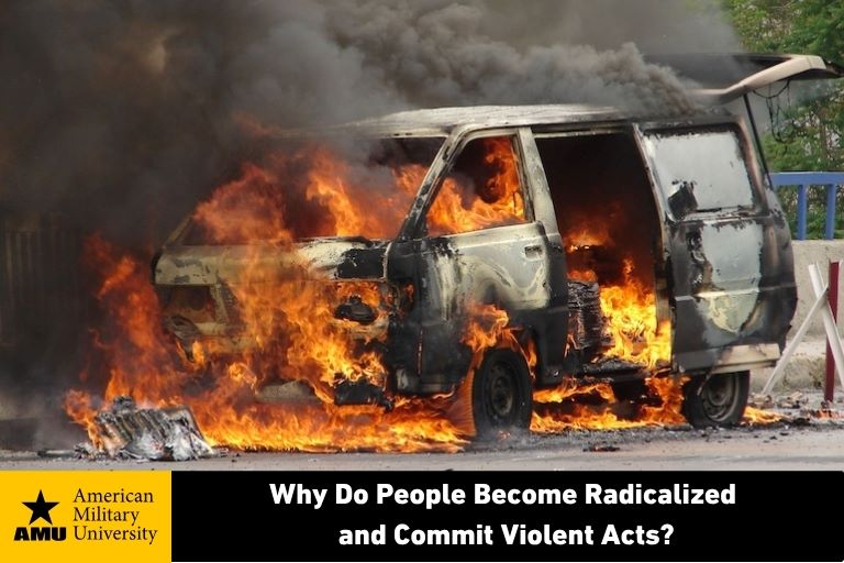 why-do-people-become-radicalized radicalized crime van on fire