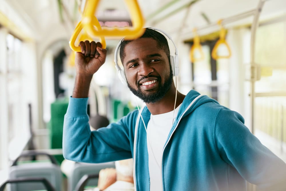 Man on Train