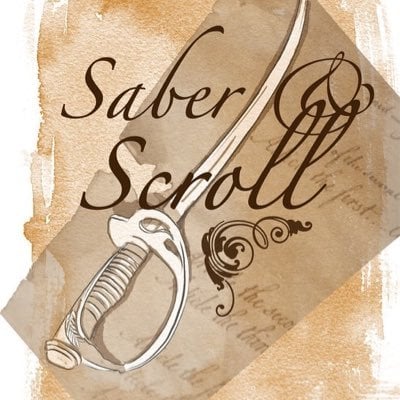 Saber and Scroll Historical Society Logo